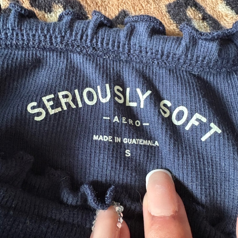 Aeropostale Blue Blouse Elegant and Comfortable